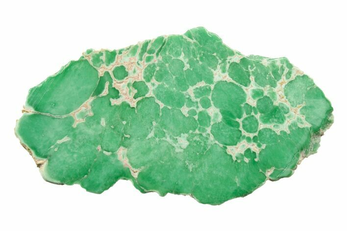 Polished Pastel Green Variscite Section - Amatrice Hill, Utah #241202